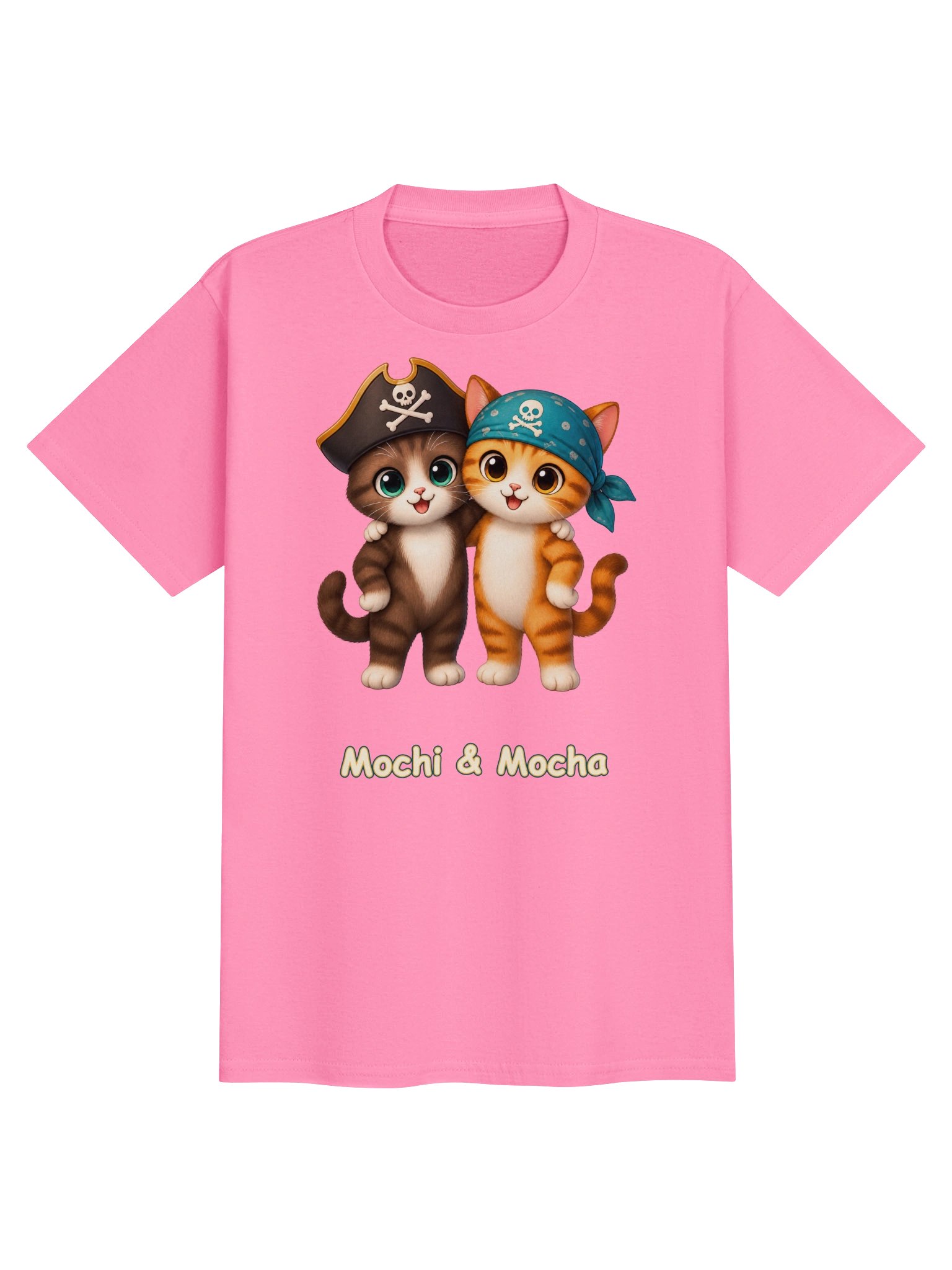 Mochi & Mocha Pirate Pals Youth T-Shirt product image (7)