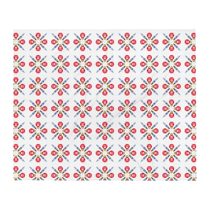 Festive Bauble Throw Blanket product image (2)