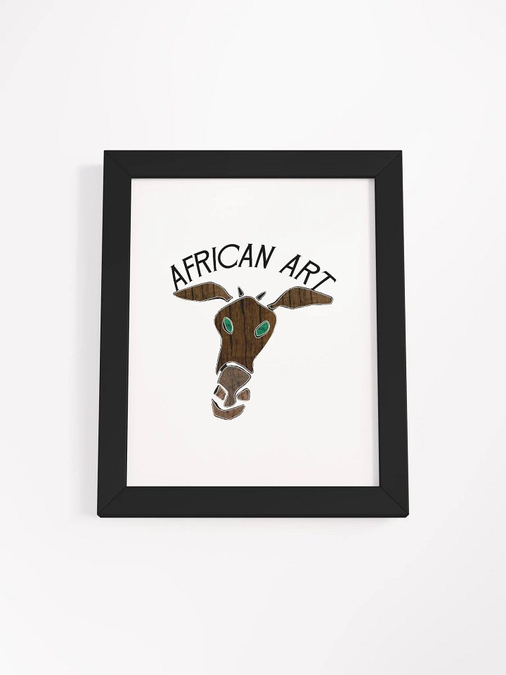 Eco-Friendly Ayous Wood Framed Matte Poster product image (6)