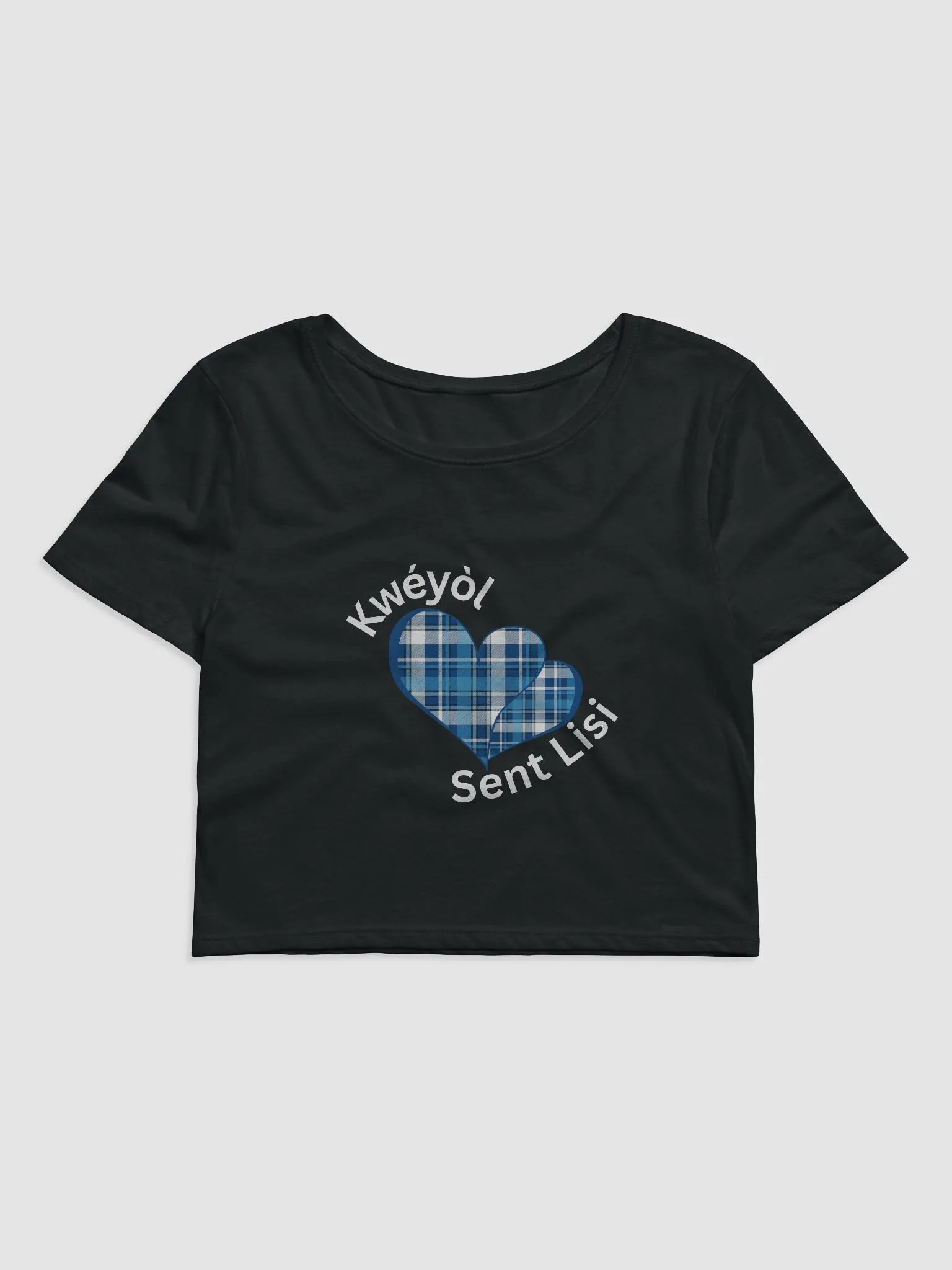 Madras Hearts Crop Tee product image (1)