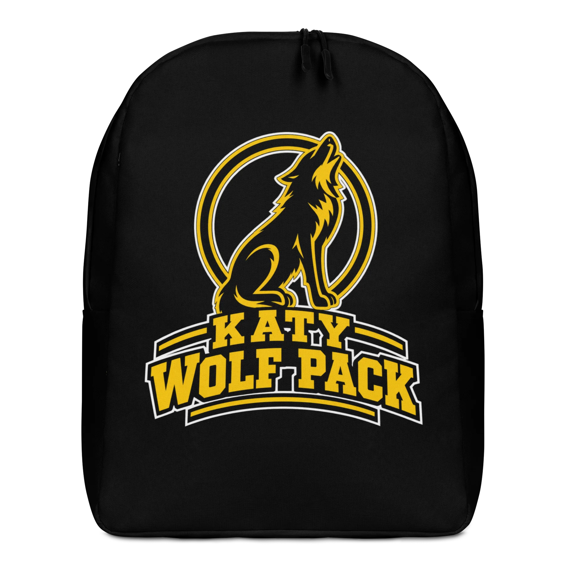 Katy Wolf Pack Howling Wolf Backpack-Solid Black product image (1)