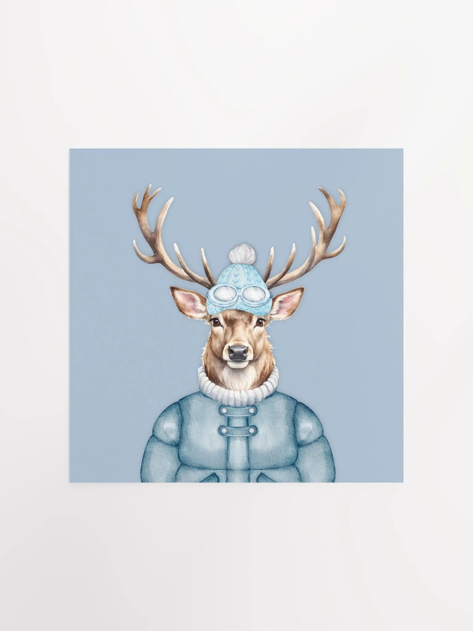 Winter Wonderland Deer Poster product image (1)