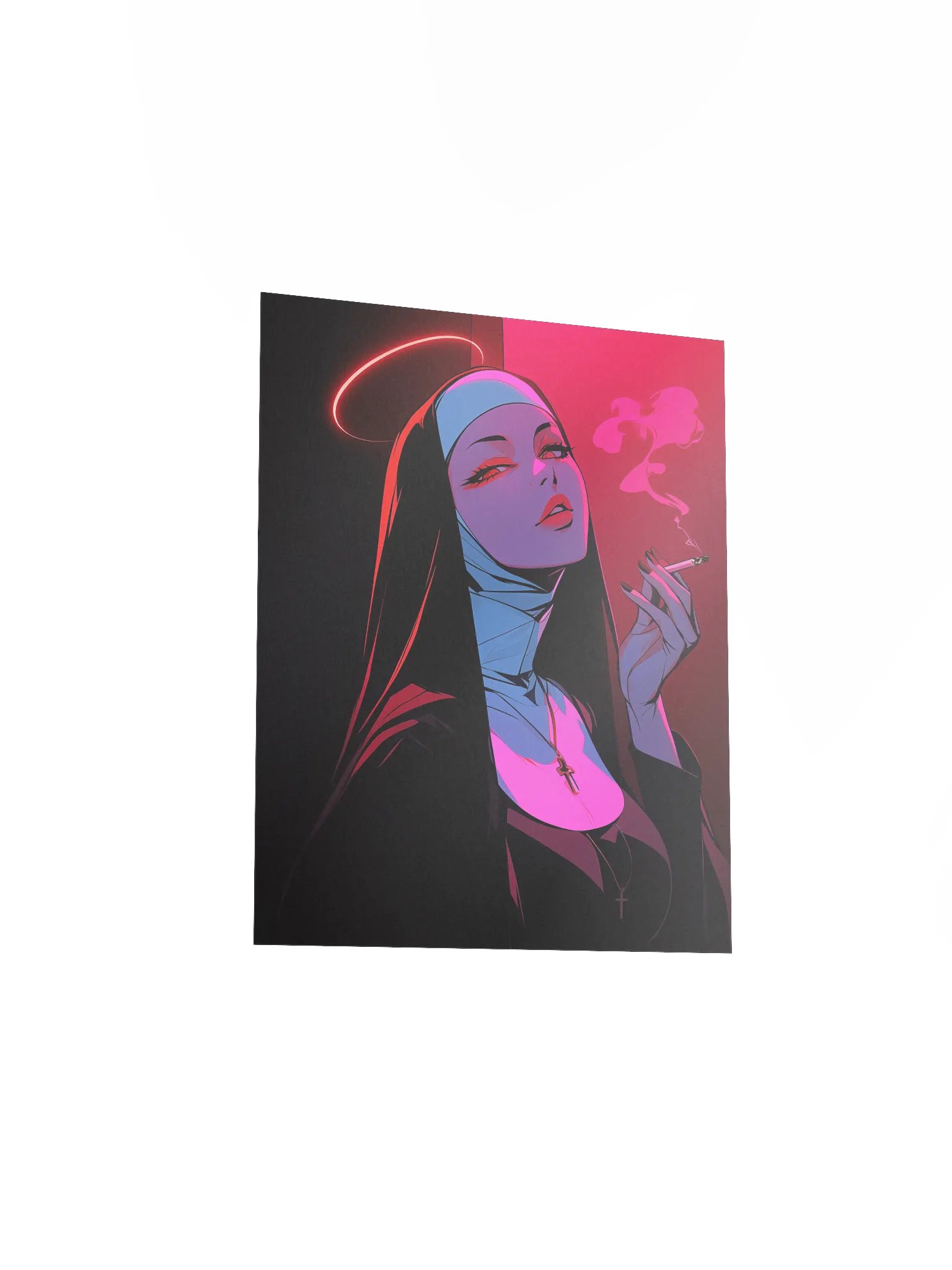 Neon Serenity Matte Poster product image (18)