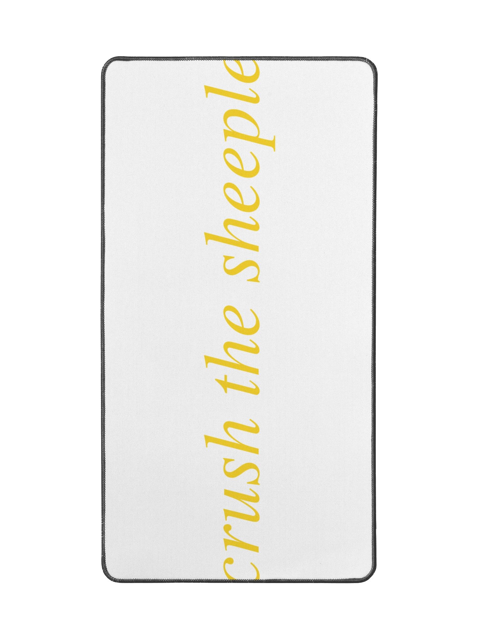 No ShopCo Desk Mat - Yellow on White product image (2)