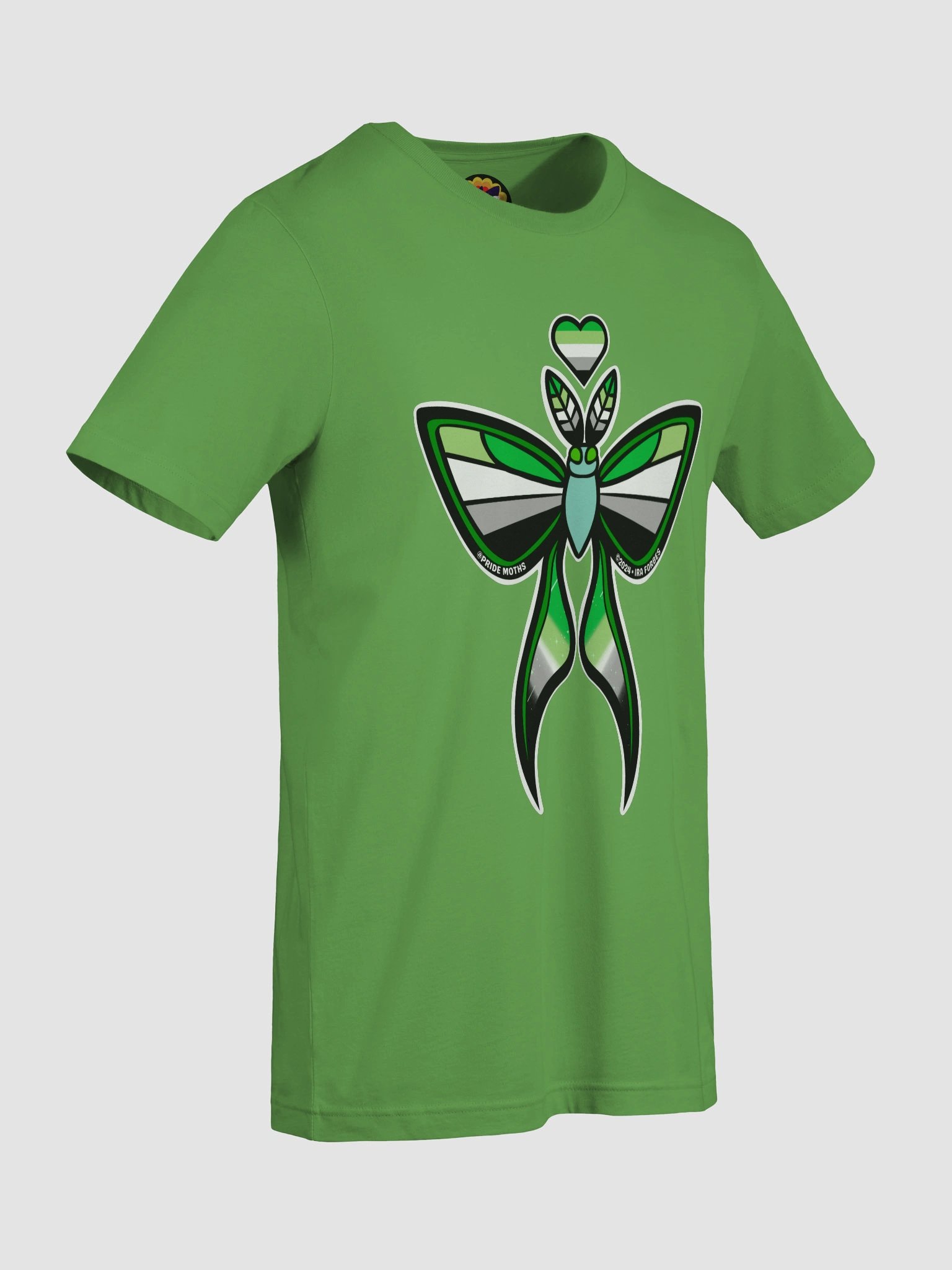 № 6 | AROMANTIC PRIDE MOTH | GRAPHIC TEE | T-SHIRT product image (7)