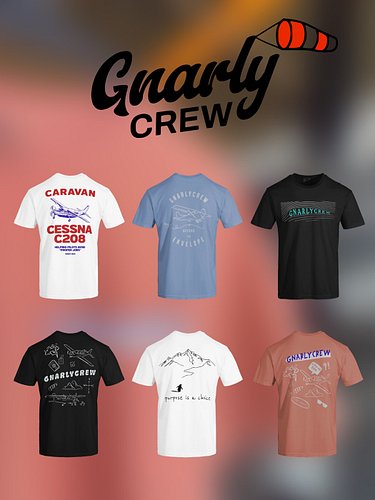 First few designs are out!

You can get yours today at gnarlycrew.com

The link is in our bio.

#aviation #aviationclothing #...