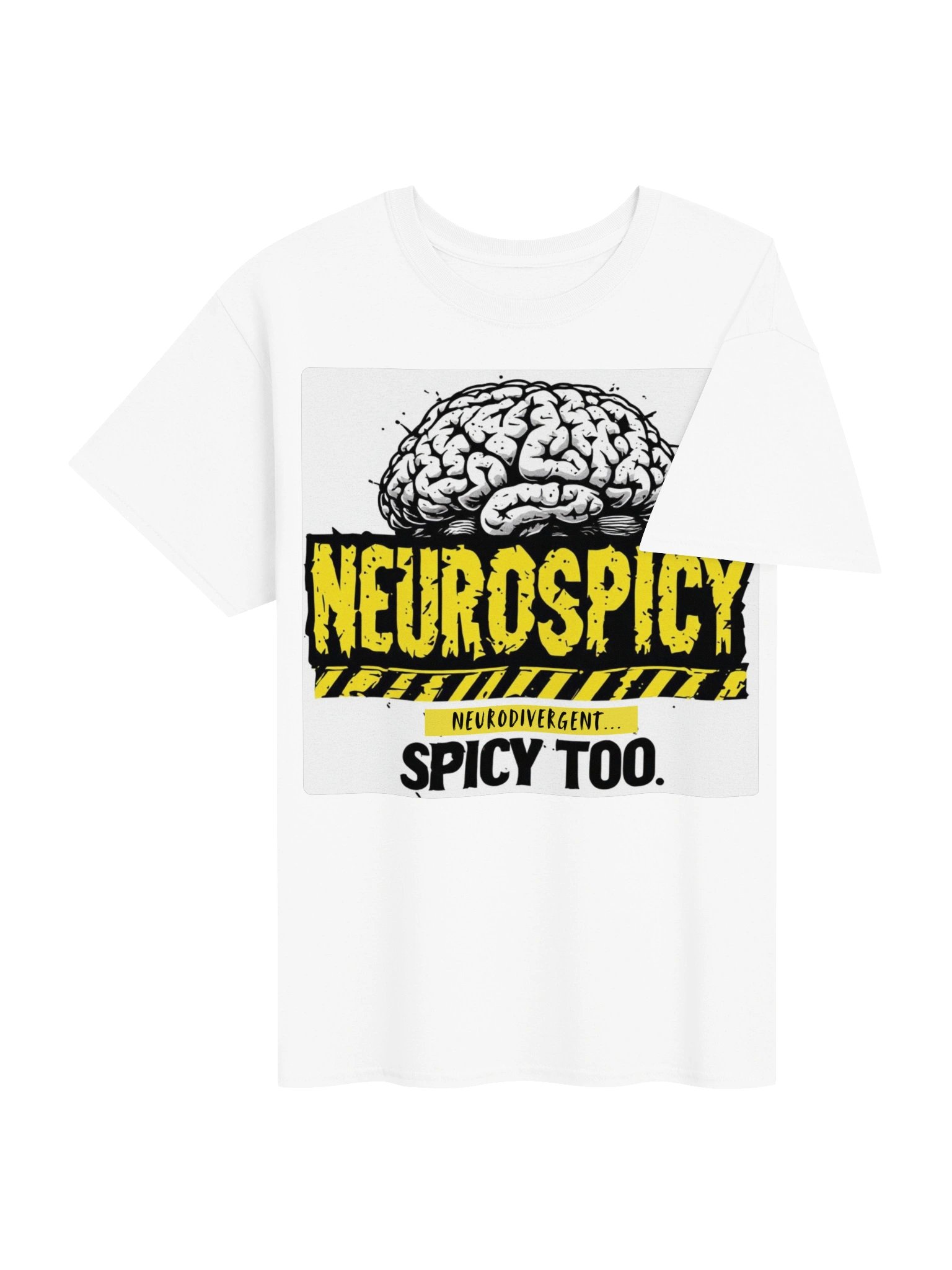Neurospiky Bold Brain Graphic Tee product image (23)