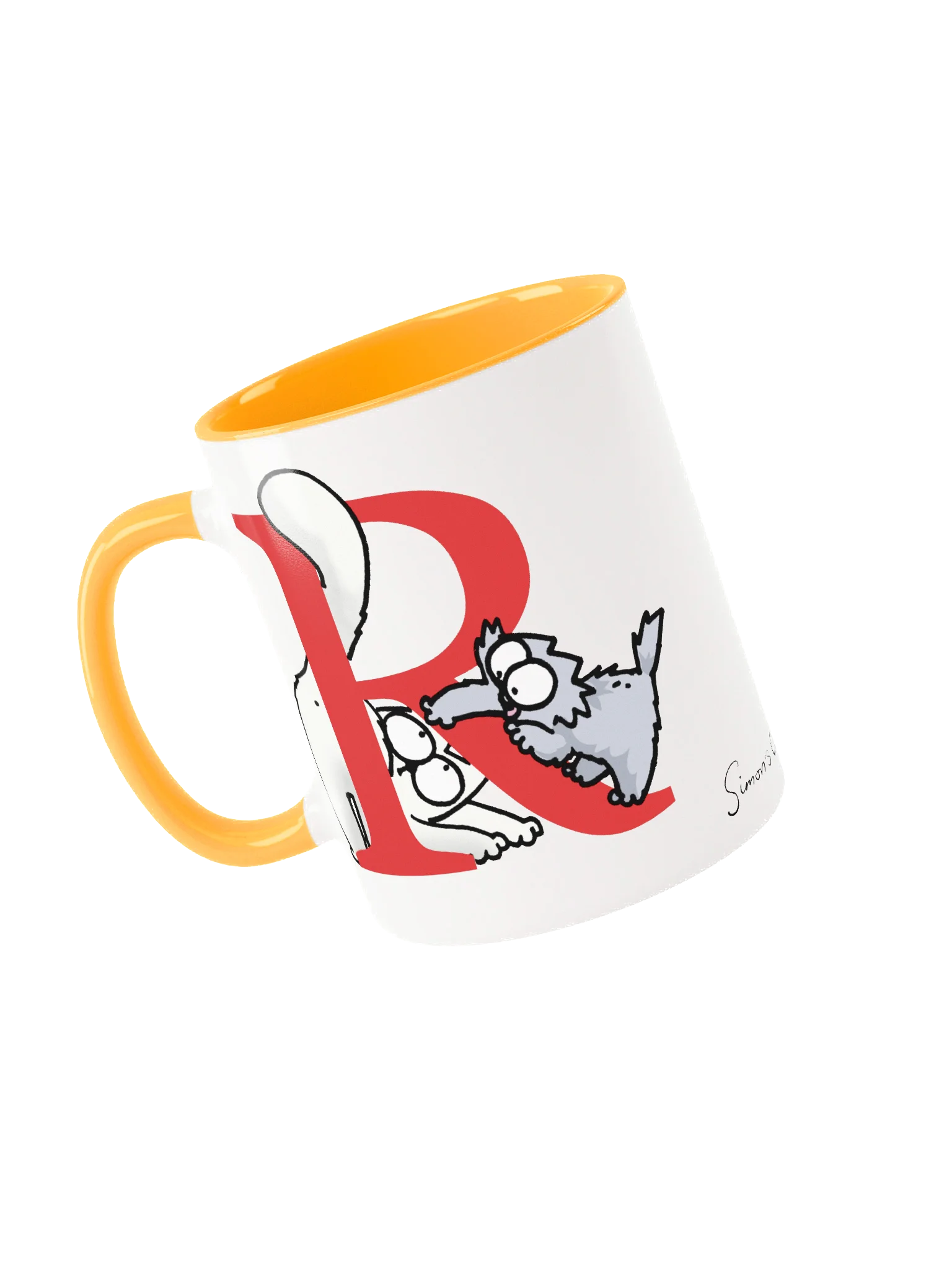 Cat Monogram Mug - R product image (3)