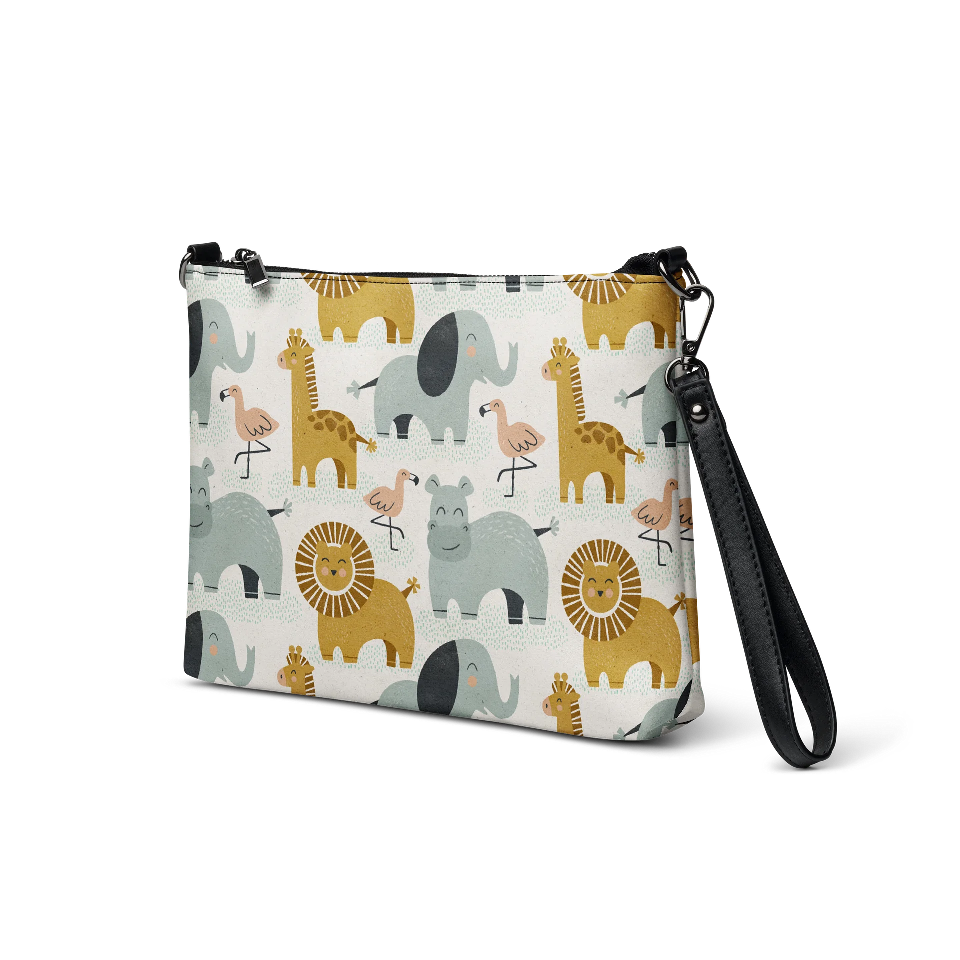 Retro Jungle Animals Convertible Crossbody Bag product image (2)