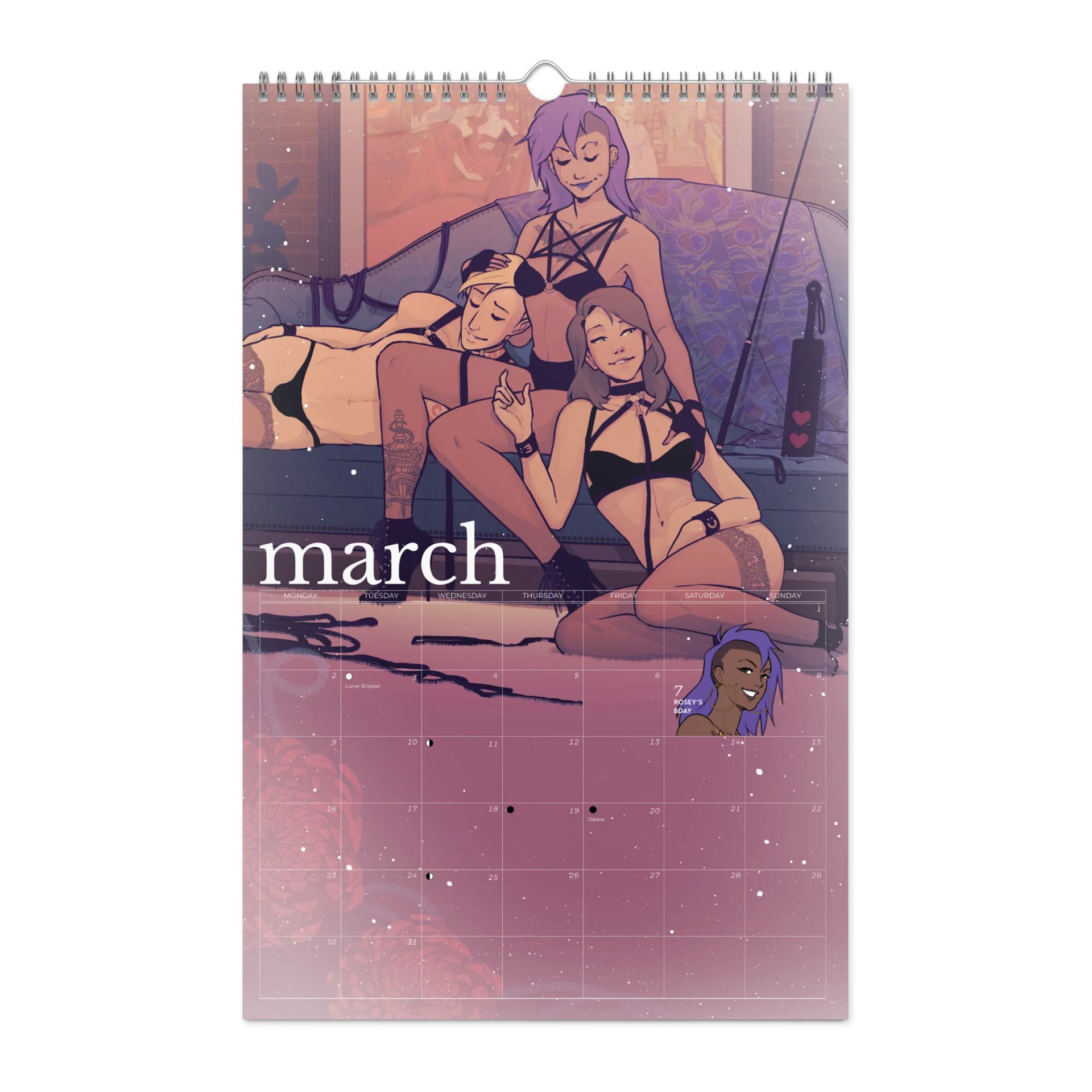 2026 Familiar Wall Calendar product image (6)