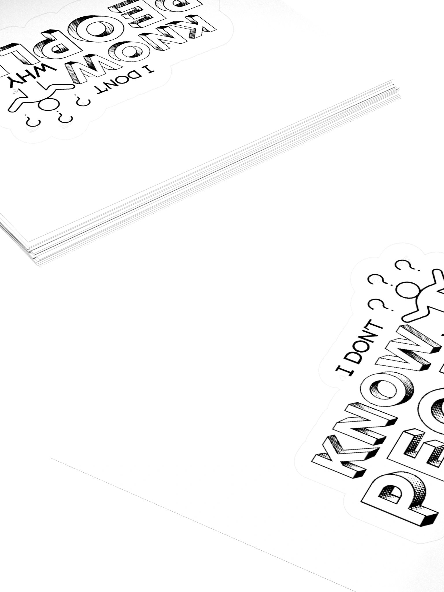 IDKWP kiss cut sticker product image (8)