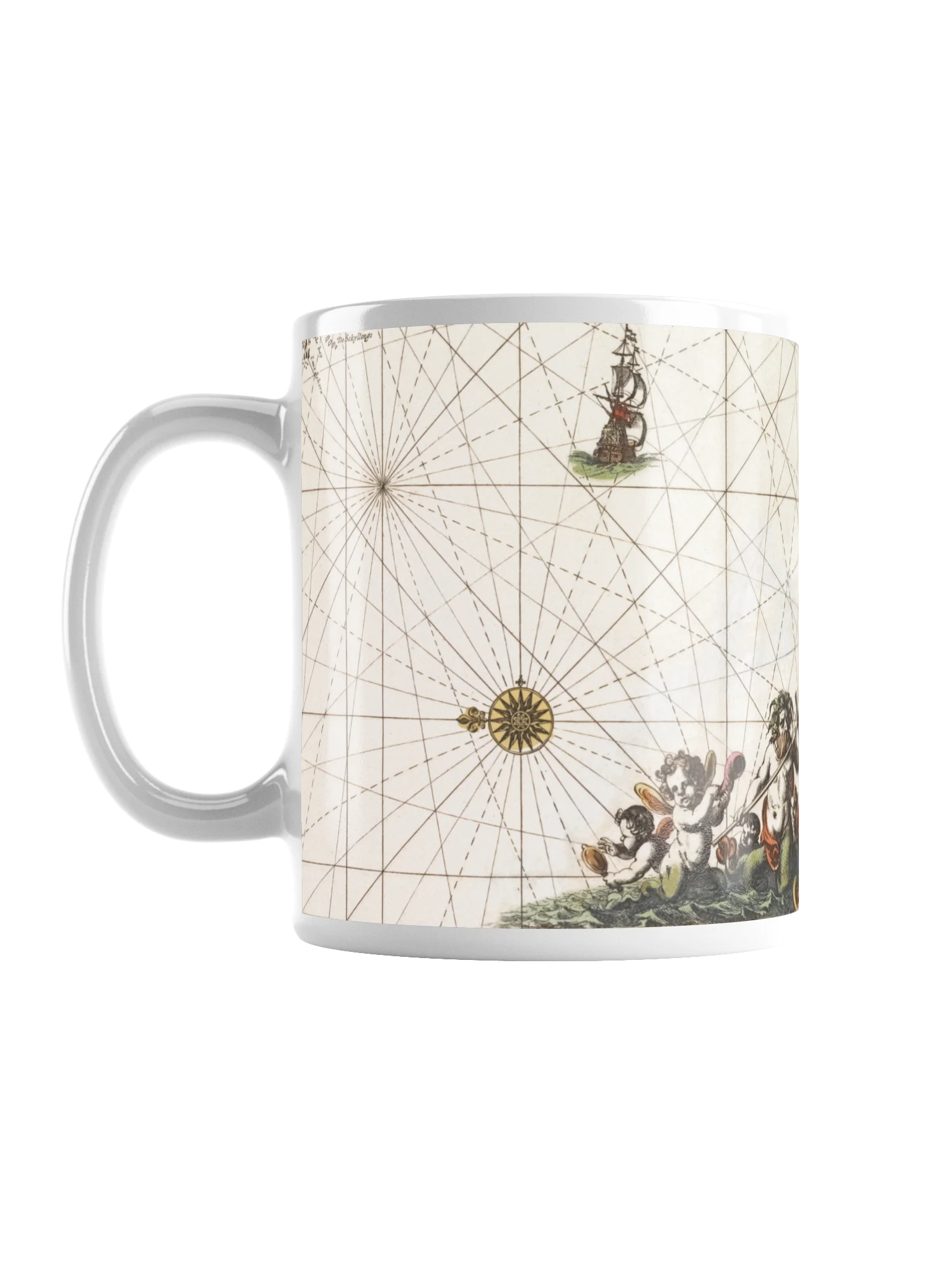 Vintage Nautical Map Mug product image (1)