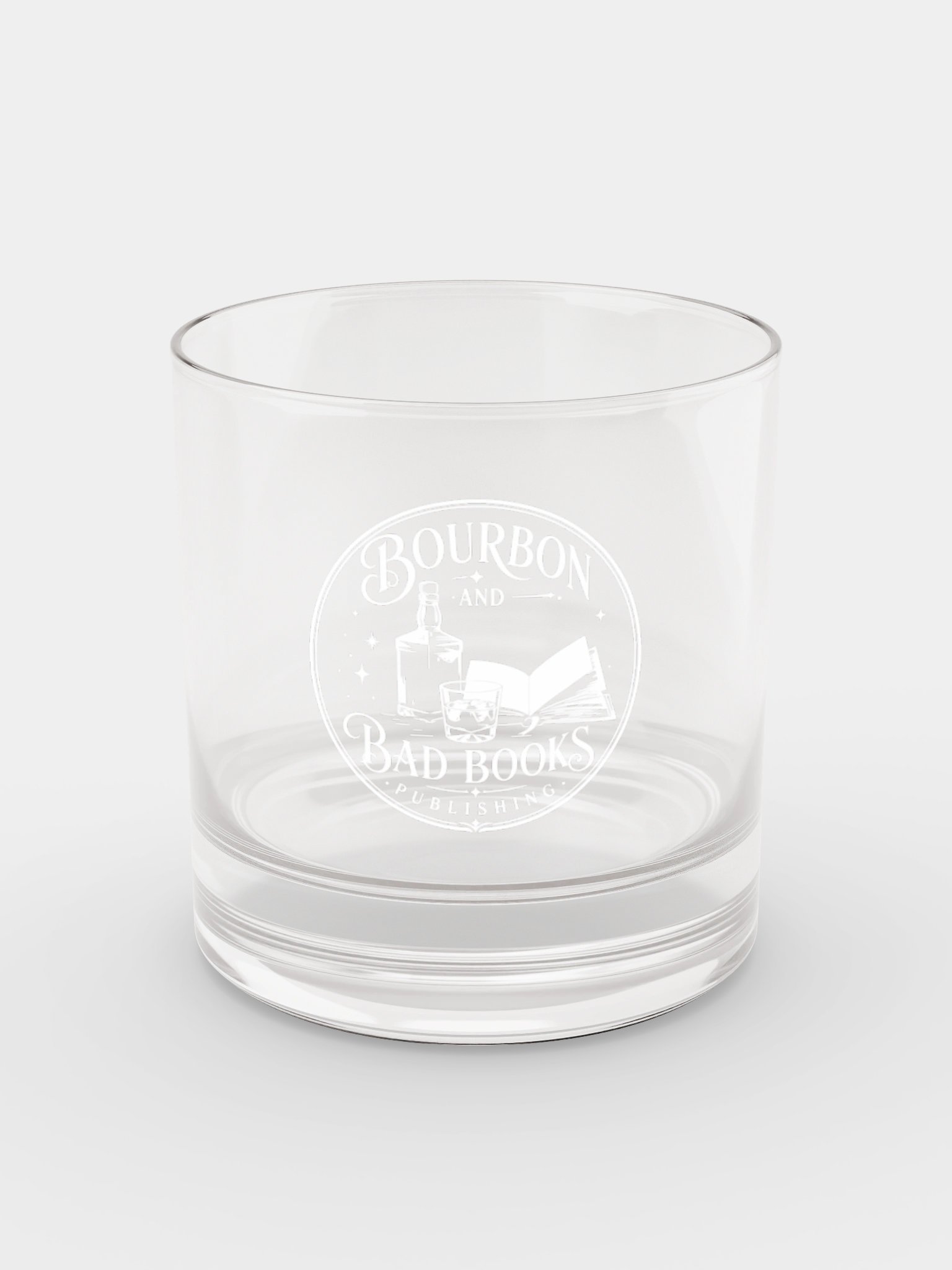 Bourbon & Bad Books Rocks Glass product image (4)