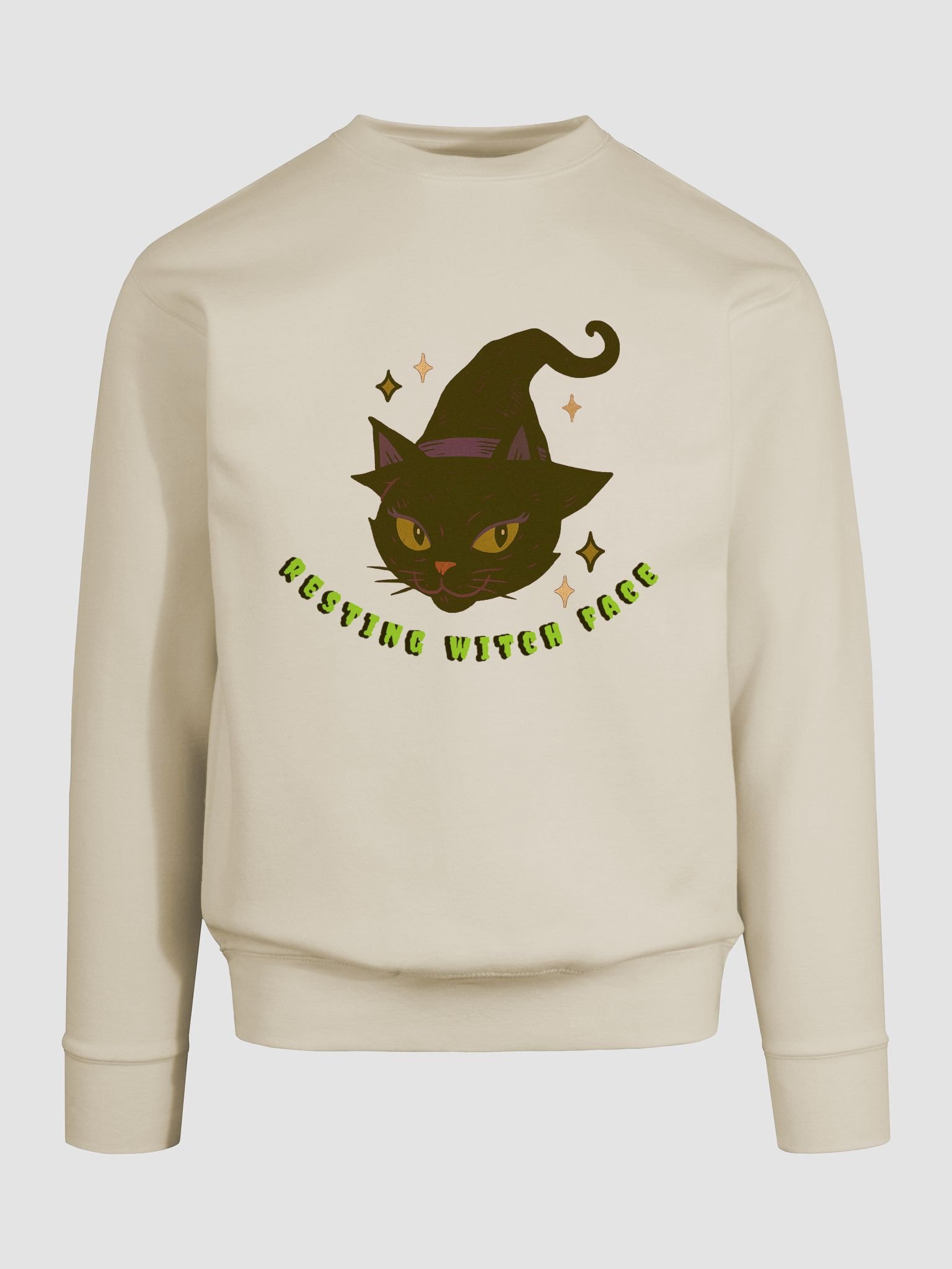 Resting Witch Face Cat Sweatshirt product image (53)