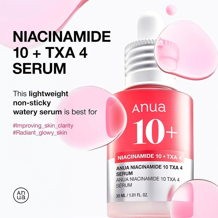 Anua Niacinamide 10% + TXA 4% Brightening Serum (30ml) product image (2)
