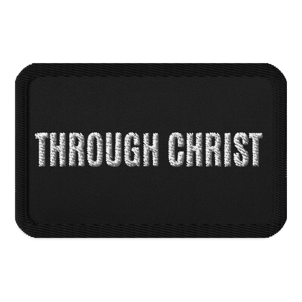 Through Christ Denim Patch product image (1)