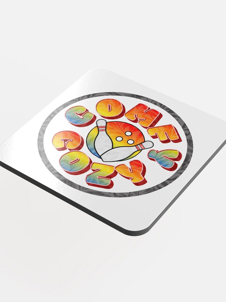 Comfy Cozy Bowling Ball Bliss Cork Coaster product image (1)