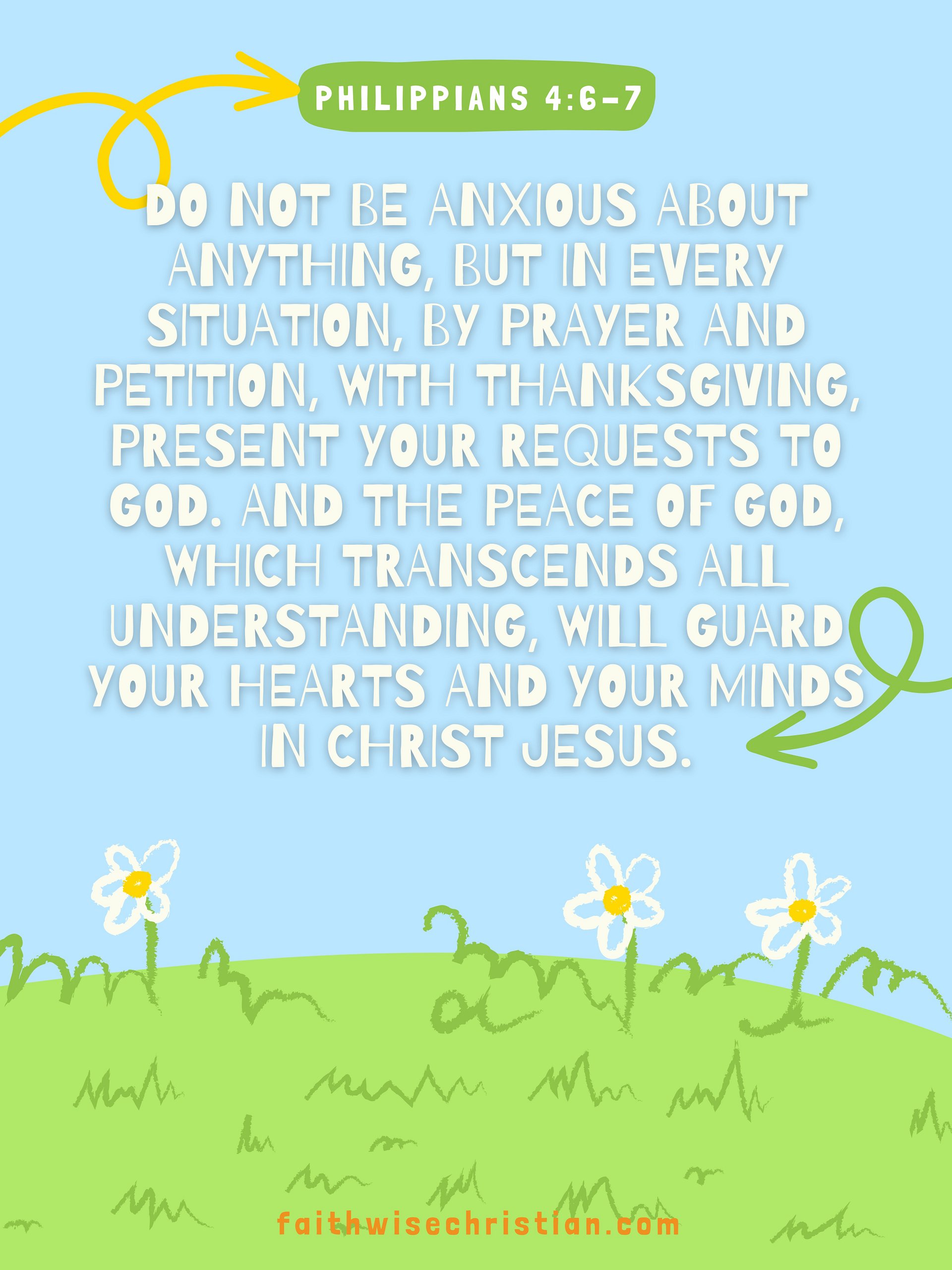 Philippians 4:6-7 Wall Art/ Bible Journaling Printable product image (2)