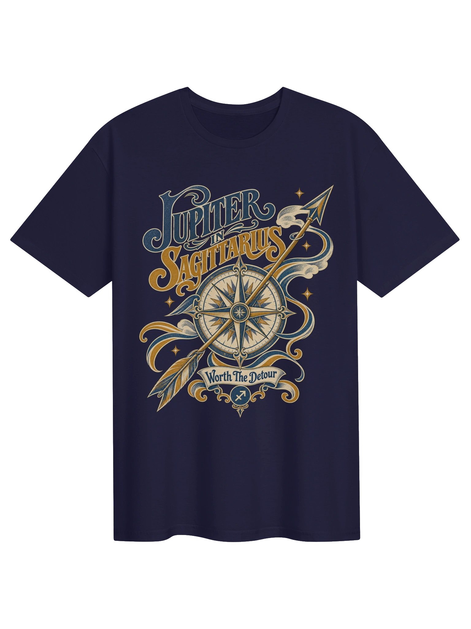 Jupiter in Sagittarius Worth the Detour Tee product image (1)