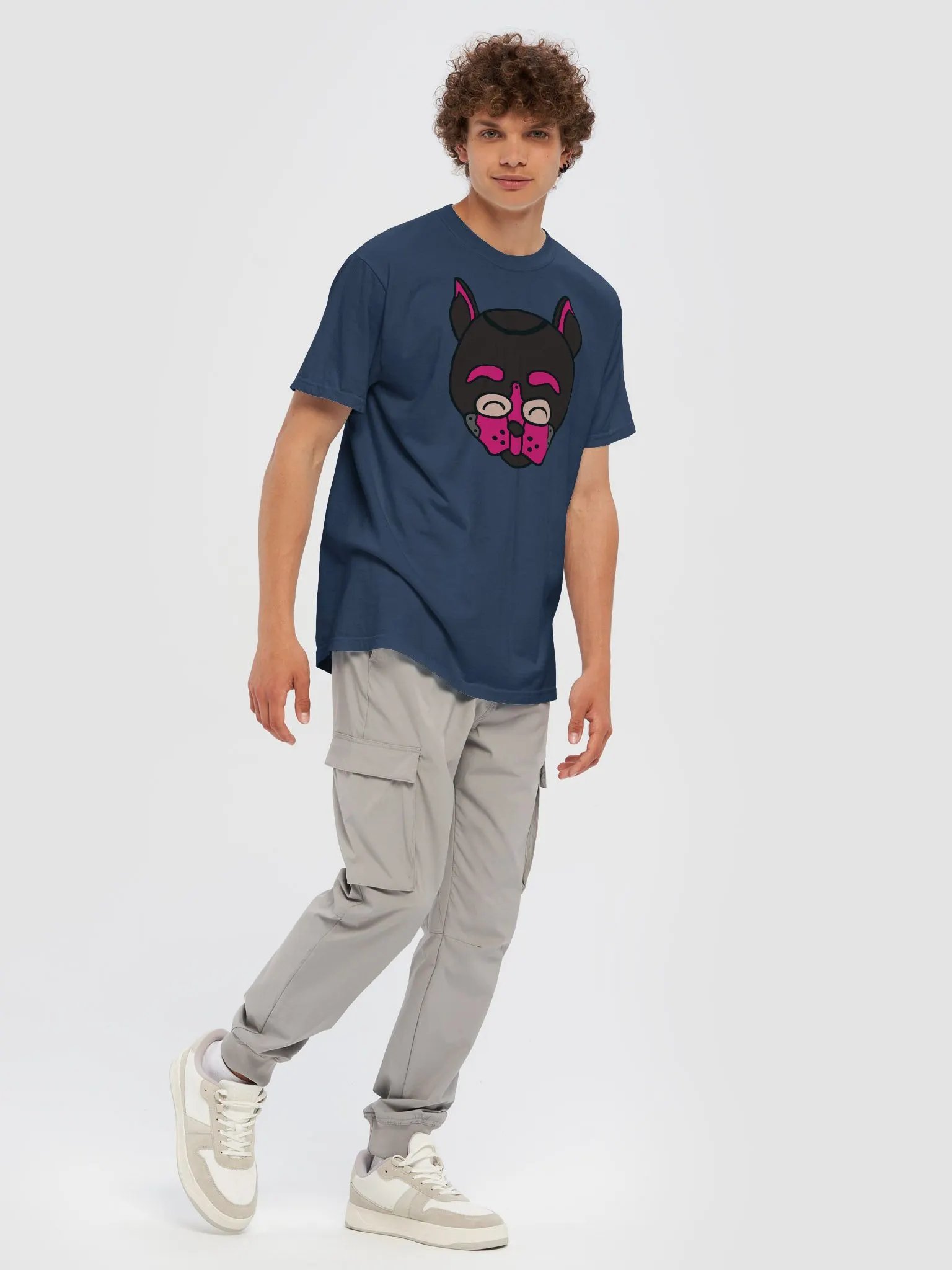The 'pup hood color splash' T-Shirt - Pink product image (63)