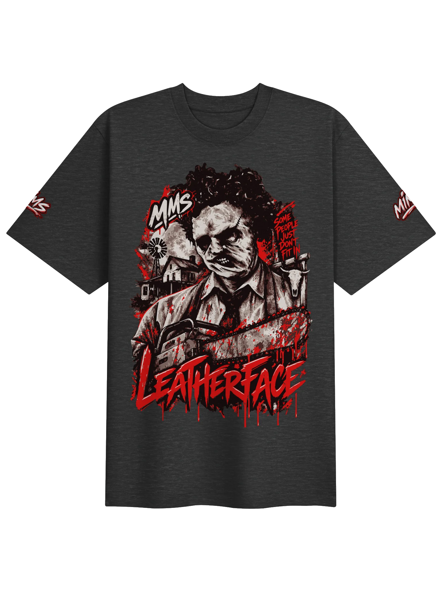 Leatherface Horror Graphic Tee product image (3)