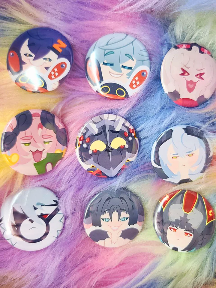 Gacha Zone Zero | Button Set | RETIRING product image (1)