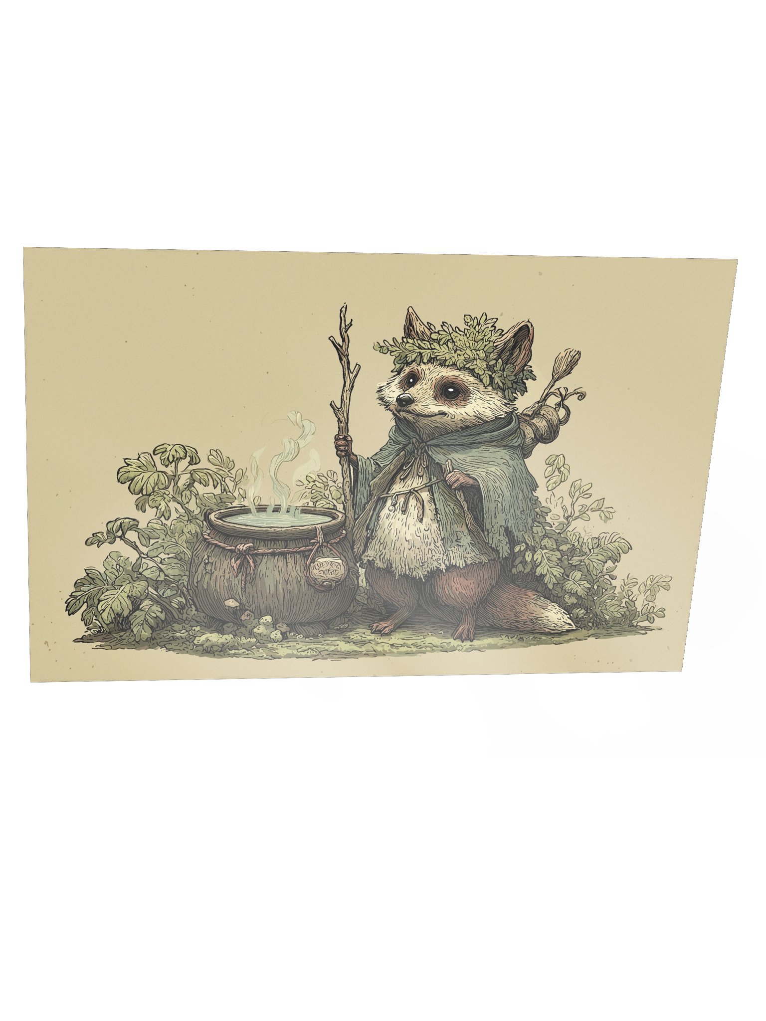 Woodland Brewer – Fantasy Herbal Alchemy Poster product image (3)