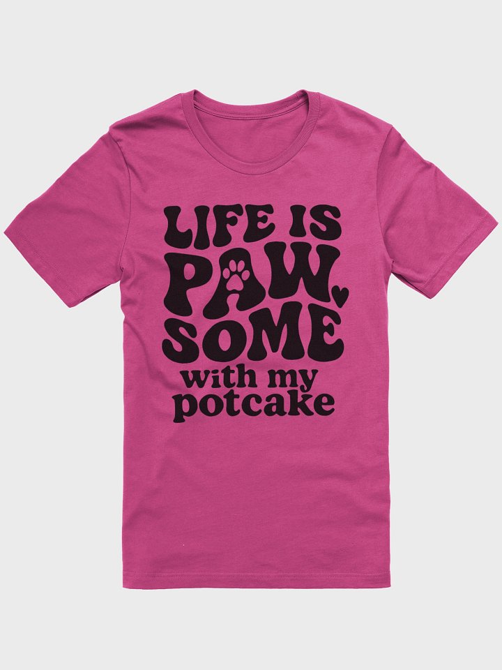 Life is PAW-SOME with My Potcake Dog T-Shirt - Cute Pet Parent Tee product image (1)
