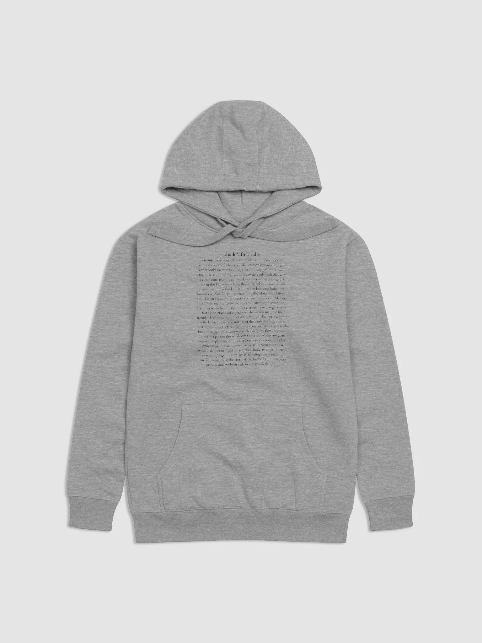 Hoodie - Shade Rules - Black Text product image (5)