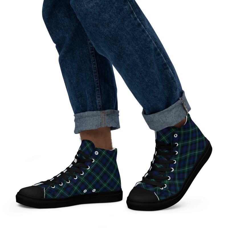 Mackenzie Tartan Men's High Top Shoes product image (5)