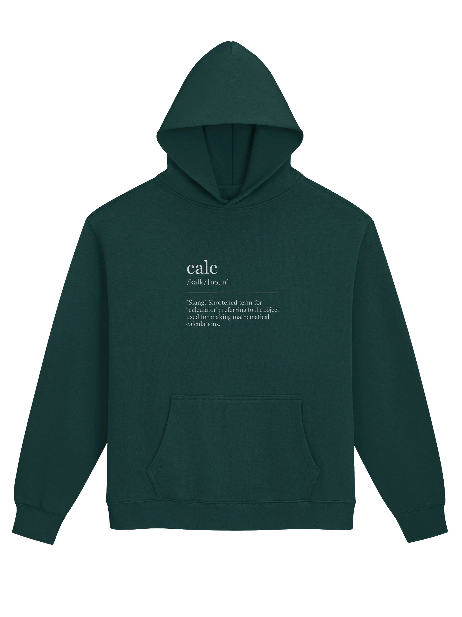 Calc is Short for... Hoodie product image (26)