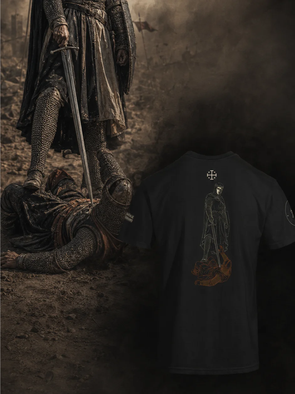 Baldwin IV — The Leper King Heavyweight Tee product image (1)