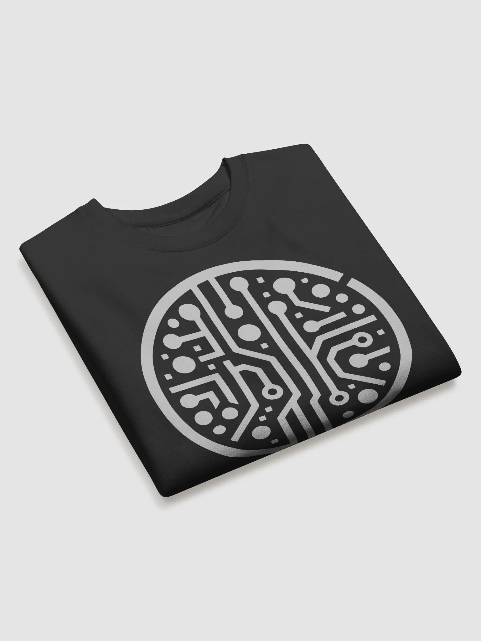 light logo sweatshirt with text product image (3)