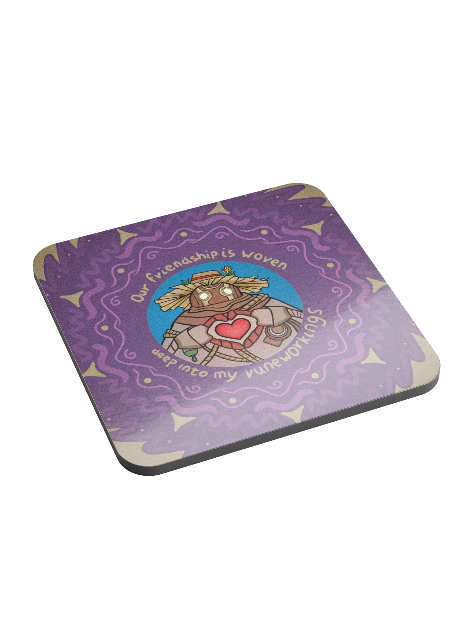 Palia Einar - Glossed Cork Coaster product image (1)