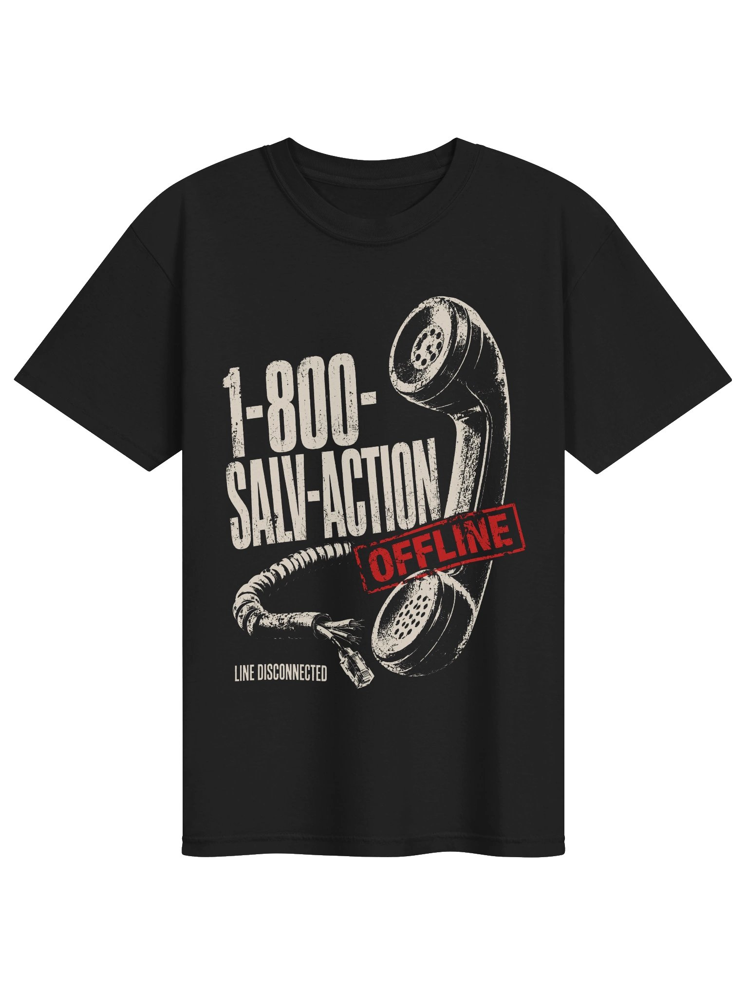 Offline Retro Phone | Heavyweight Graphic Tee product image (1)