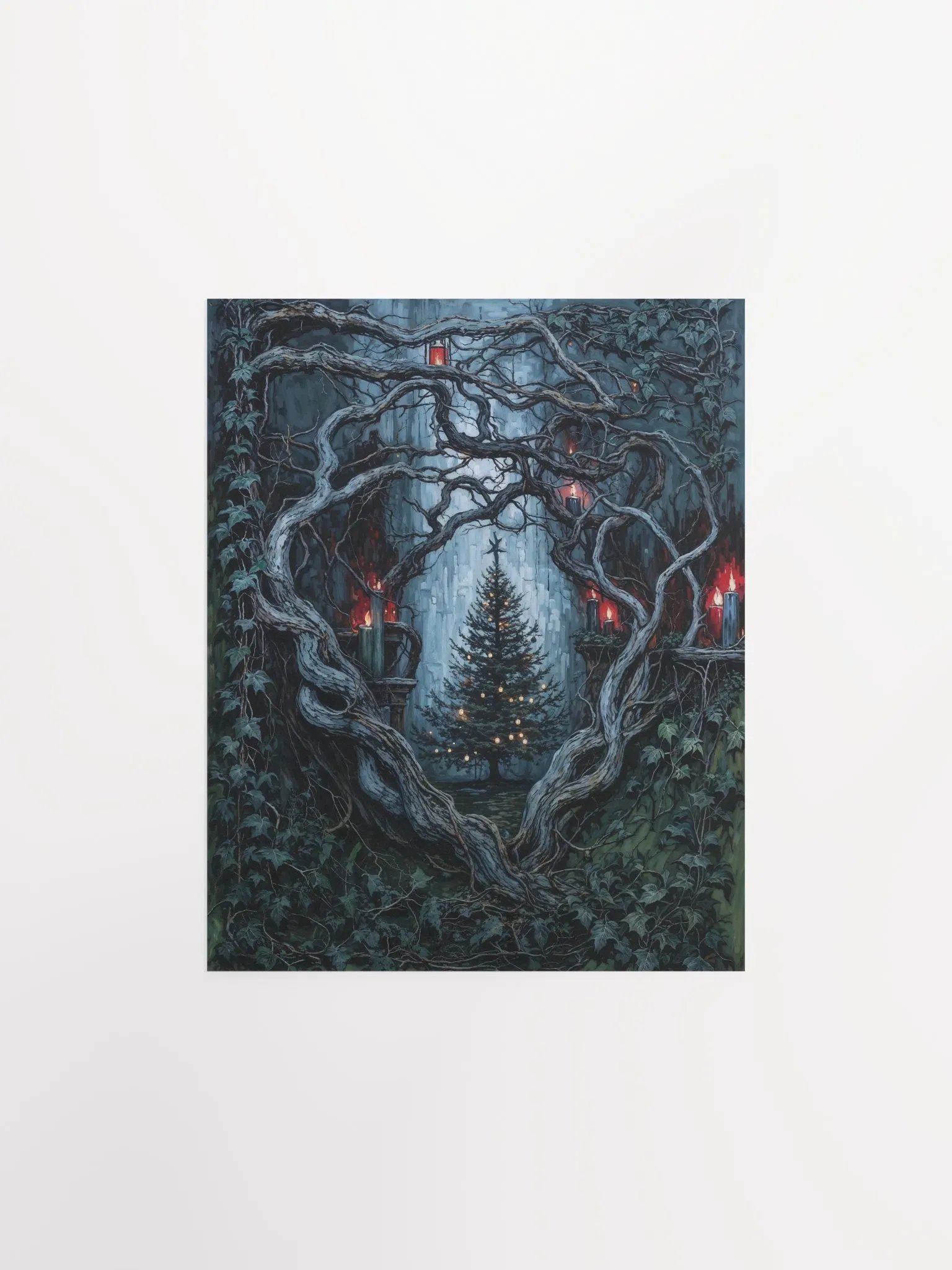 Dark Christmas Pathway Poster product image (1)