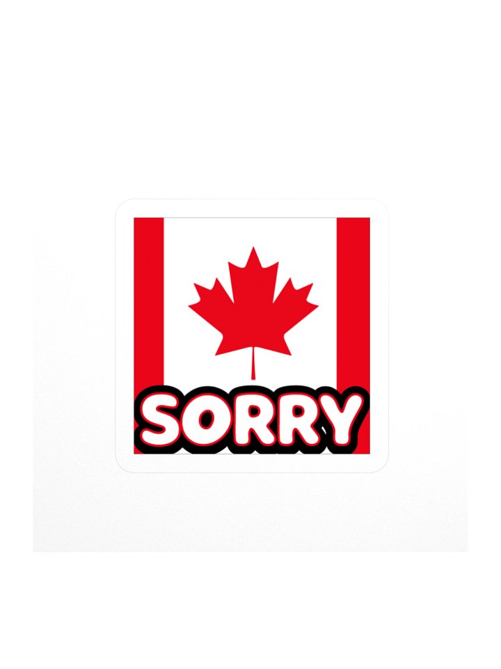 Sorry Sticker product image (1)