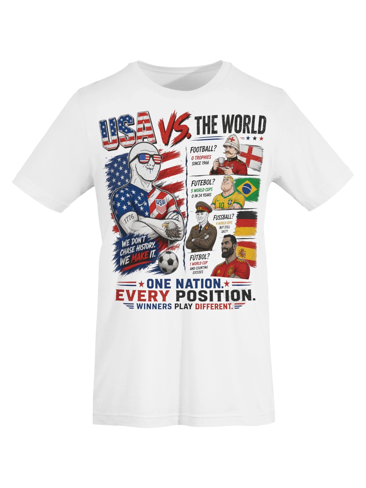 USA vs The World Funny Soccer World Cup 2026 Tee product image (7)