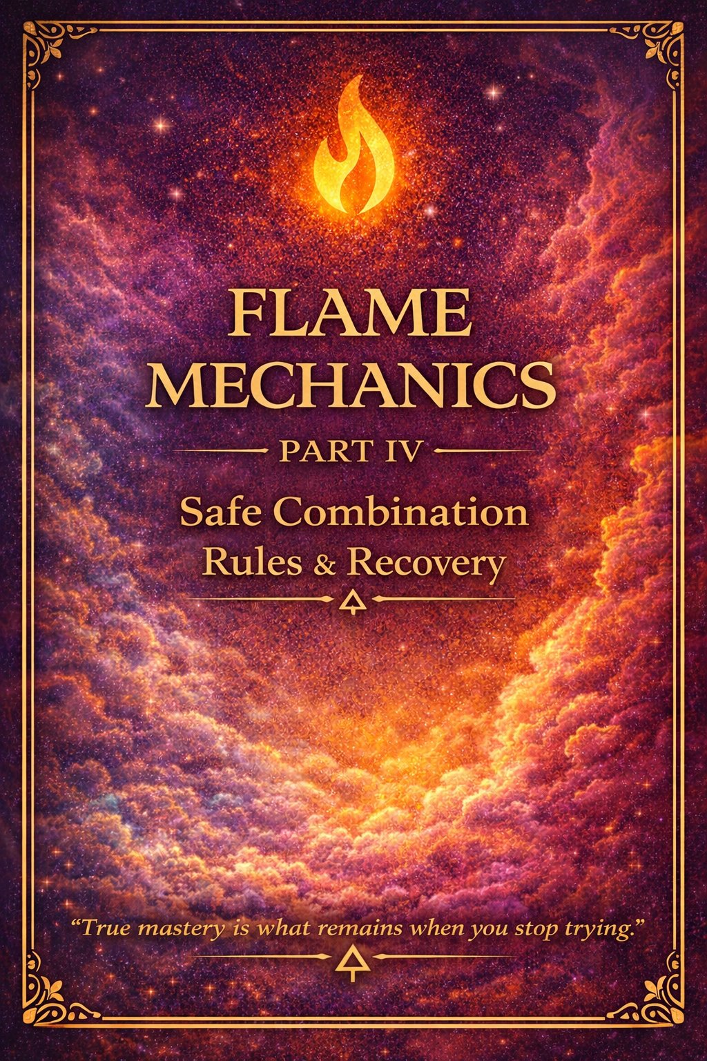 Flame Mechanics Part IV Safe Combination Rules, Sequencing & Recovery product image (1)