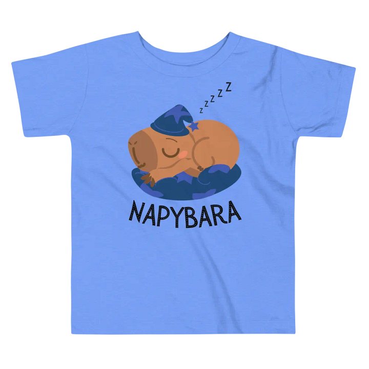 Napybara Sleeping Capybara Toddler T-Shirt product image (1)