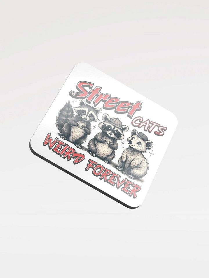 Street Cats Weird Forever Raccoon Coaster product image (2)