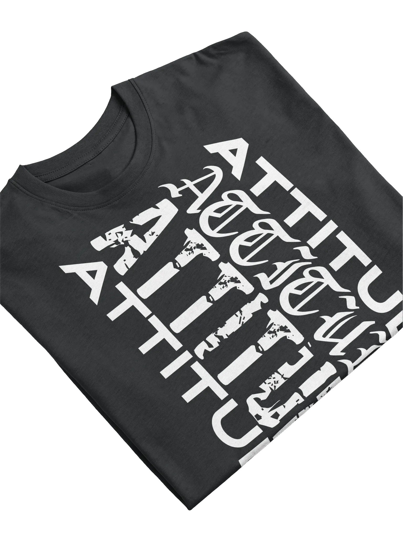 Attitude: Quad Script Heavyweight Tee product image (4)