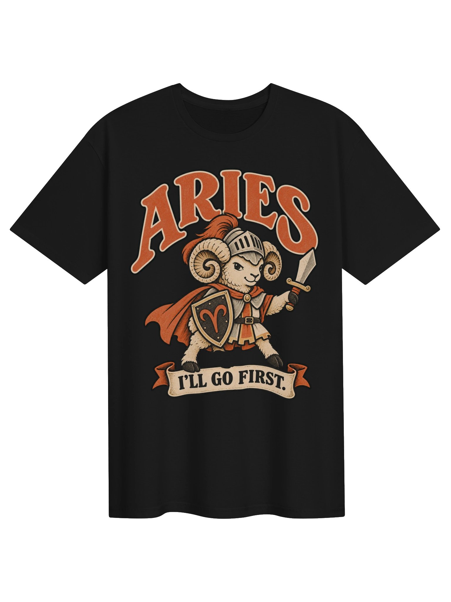 Aries Halloween | I’ll Go First Tee product image (1)