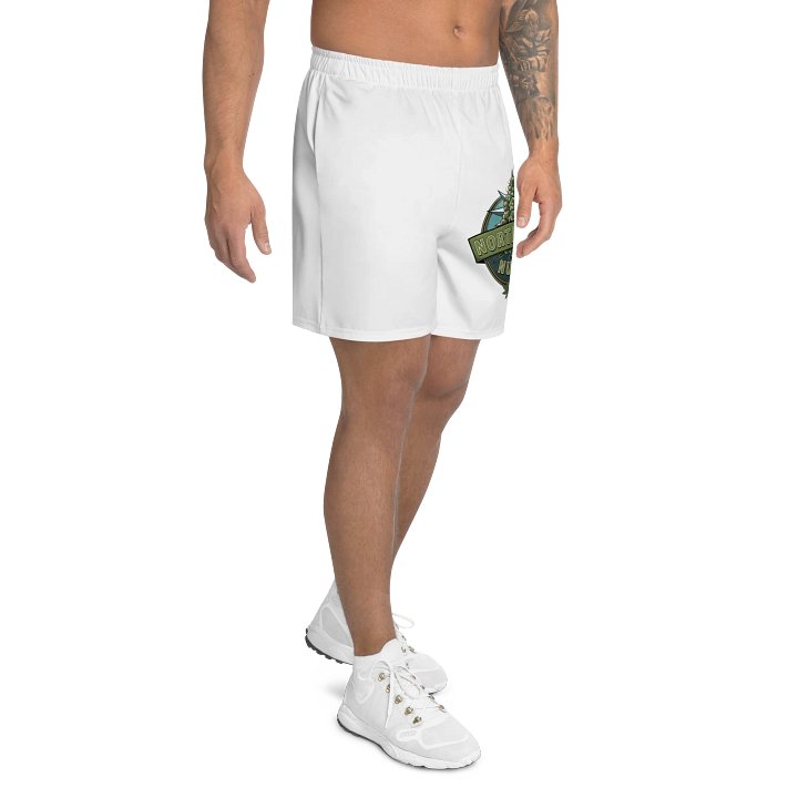 NORTHSTAR NUGZ Cannabis Logo All-Over Athletic Shorts product image (2)