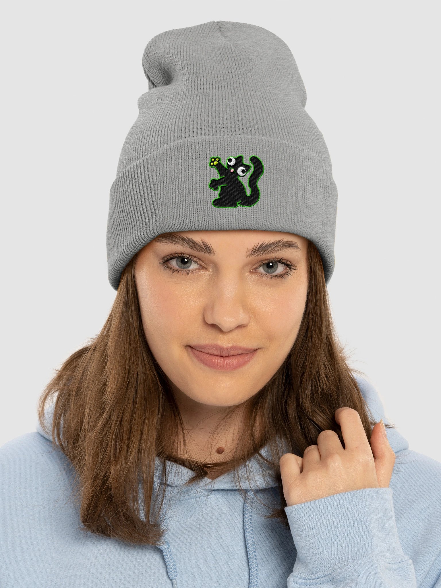 Cuffed Beanie - Derpcat2 product image (1)