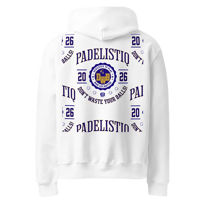 Dedicated to Play Bella Premium Sporty Hoodie EQALL® PADELISTIQ_Blue Multiprint product image (1)