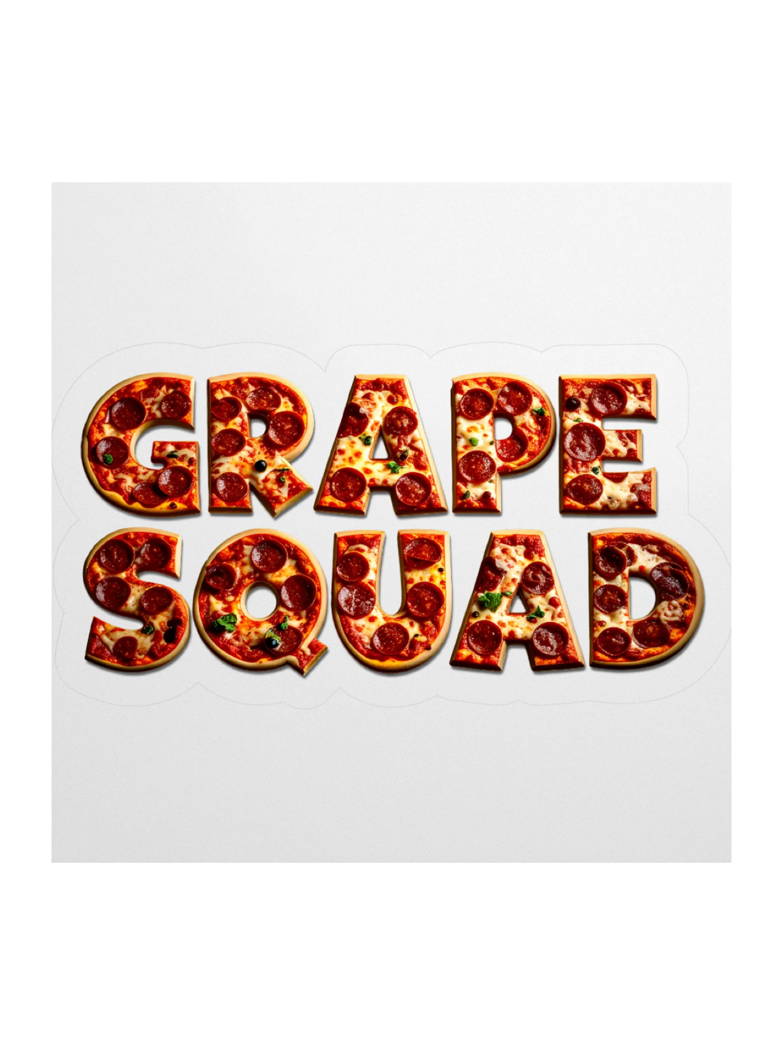 Grape Squad Pizza Sticker product image (1)