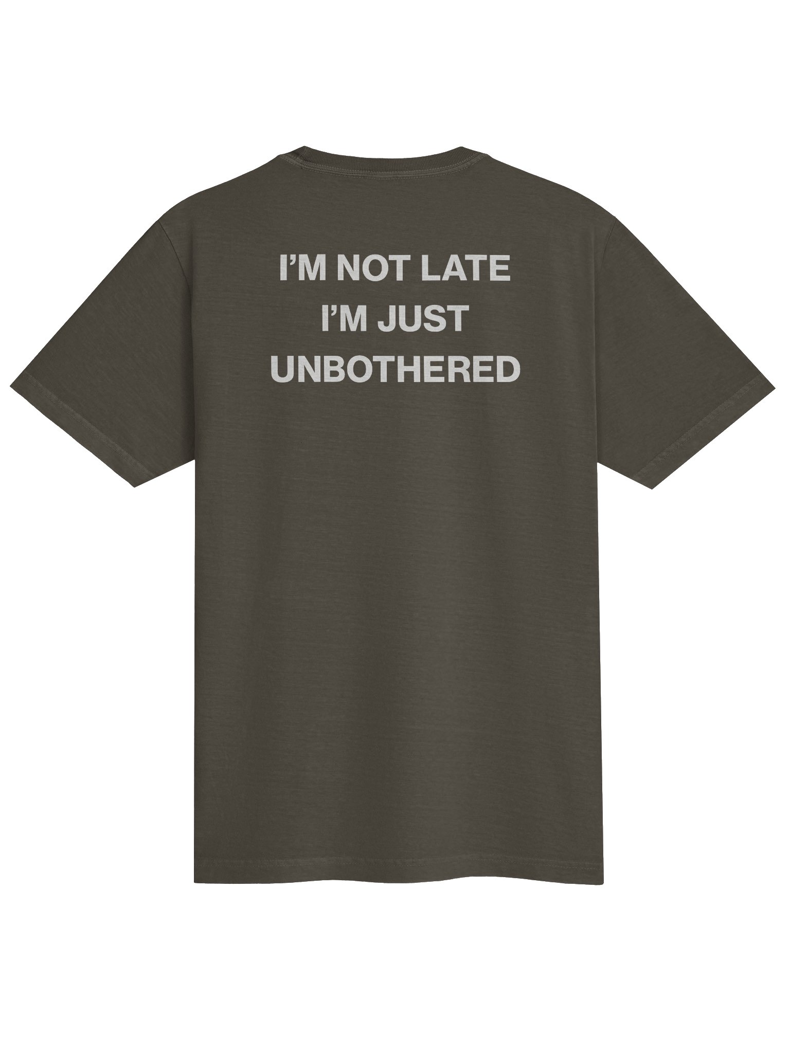 KLUY “Not Late, Just Bothered” Tee product image (5)