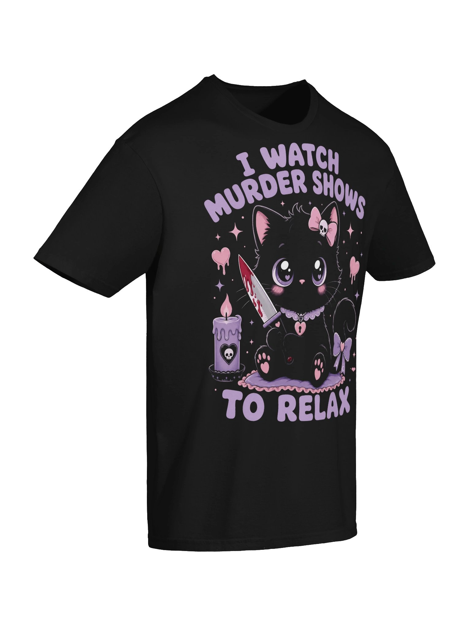 I Watch Murder Shows to Relax T-Shirt product image (6)
