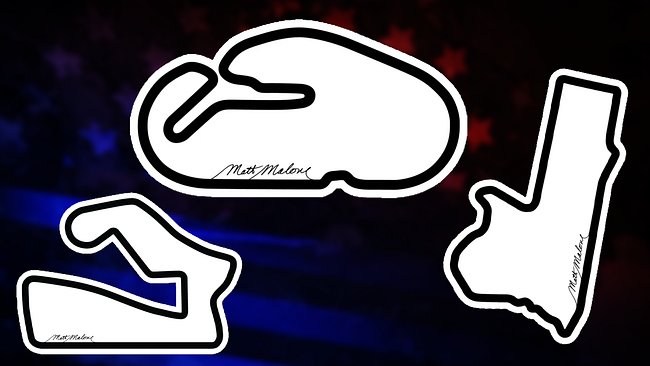 Track Map Magnets